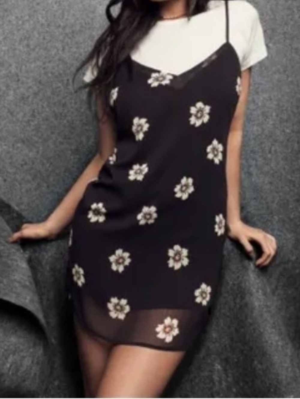 Kendall & Kylie PACSUN 90' Collection Slip Dress